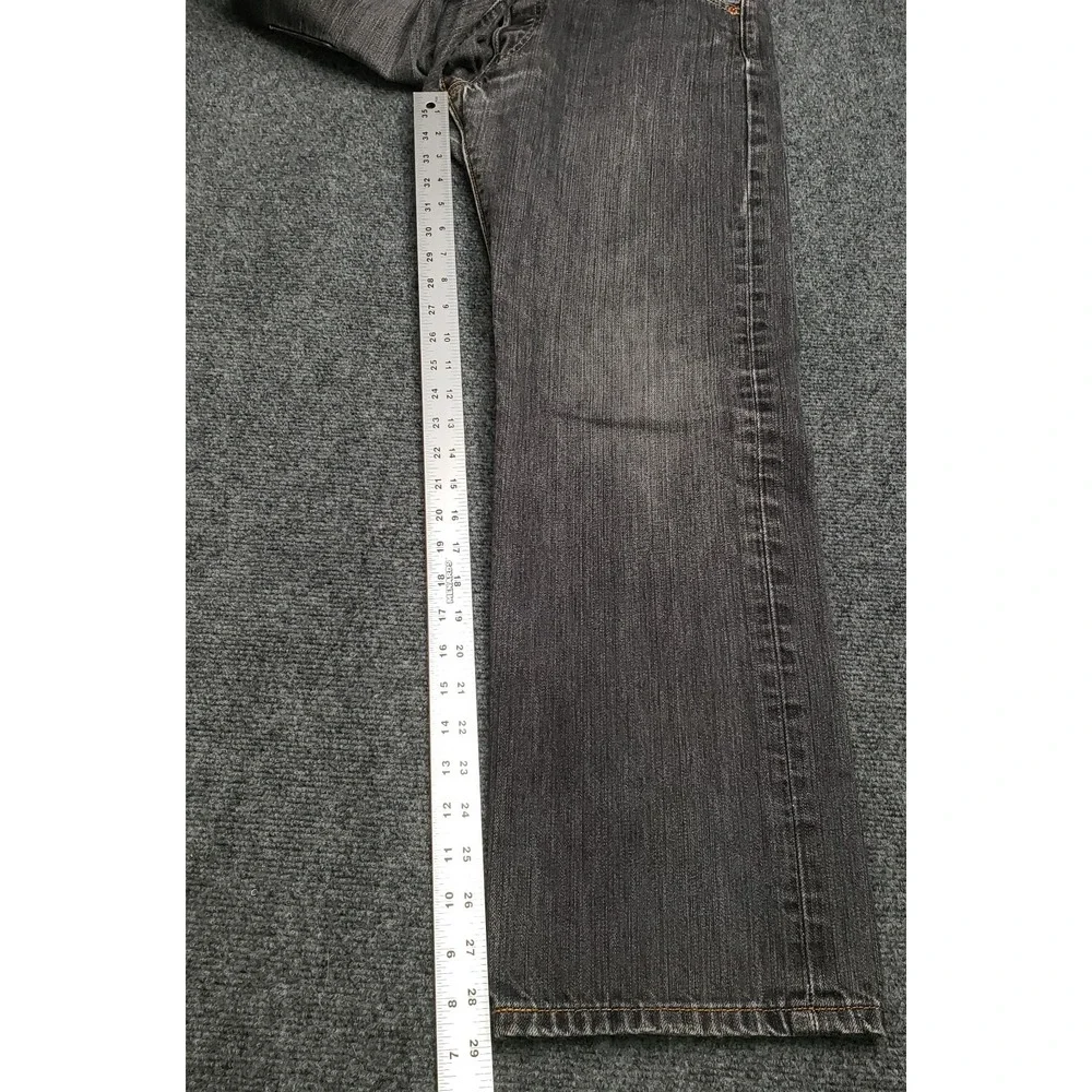 Levis 501XX Jeans Mens 33x29 (33x30tag) Black Button Fly Straight Leg